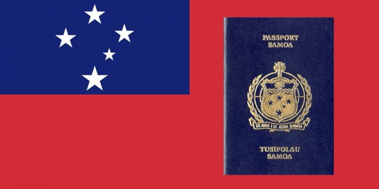 Samoa passport