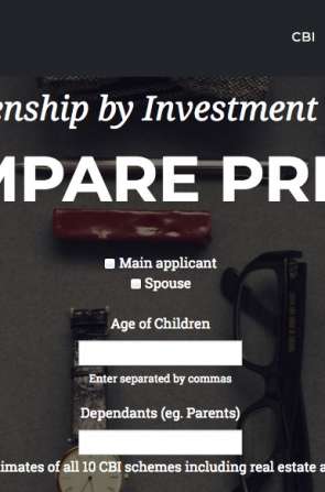 New tool to compare citizenship by investment prices