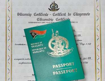 Vanuatu Citizenship Certificate and Passport