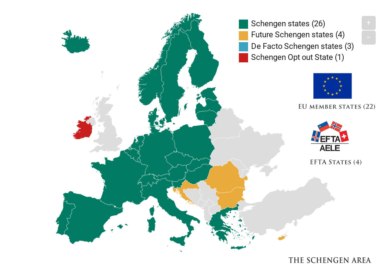 List of EU/EEA/Schengen countries - Best Citizenships