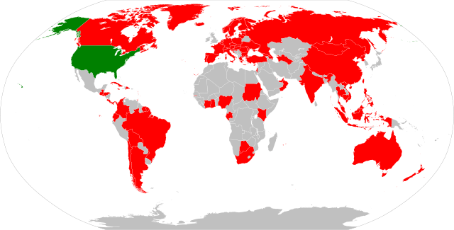 Travel restrictions on US citizens