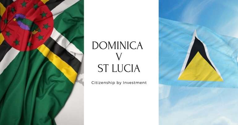 What is the difference between Dominica vs St Lucia CBI?