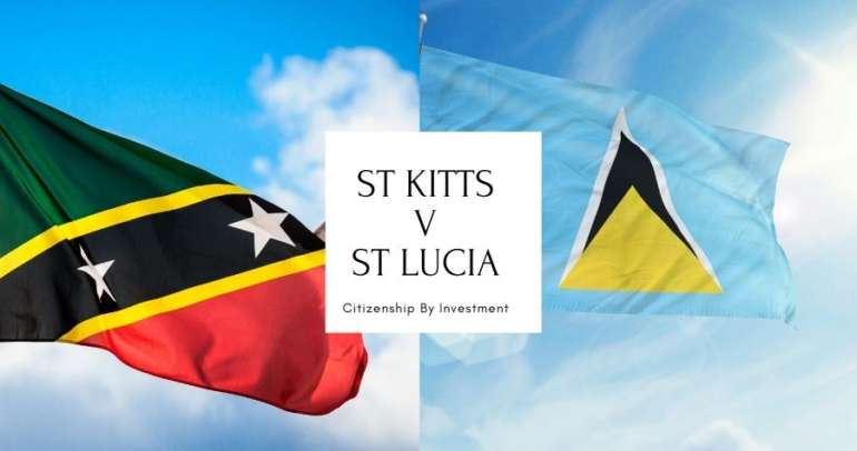 St Kitts vs St Lucia – Citizenship by Investment