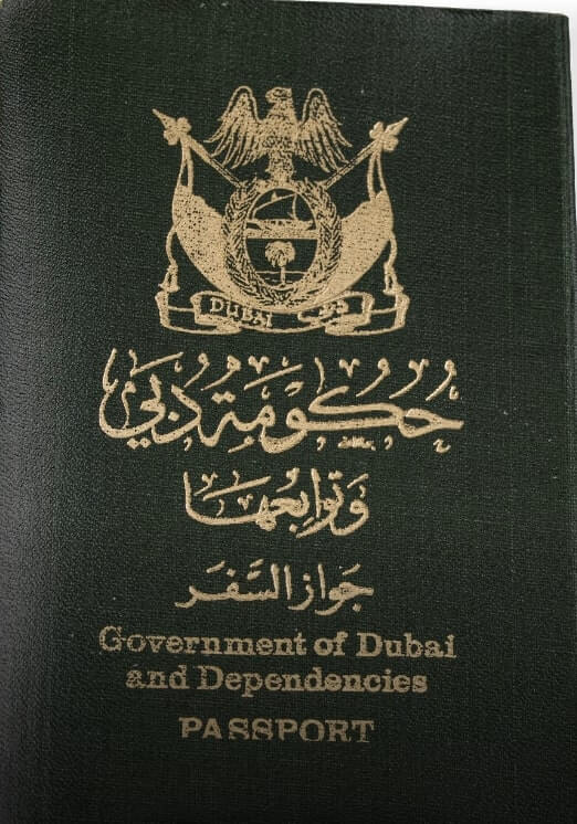Dubai passport