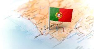 Portugal Flag Map