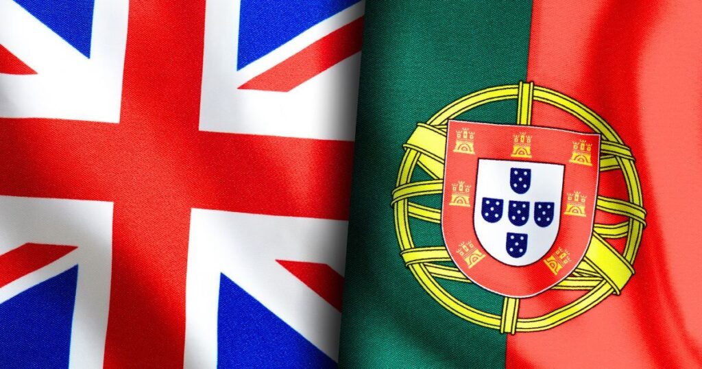 Portugal - UK Flags